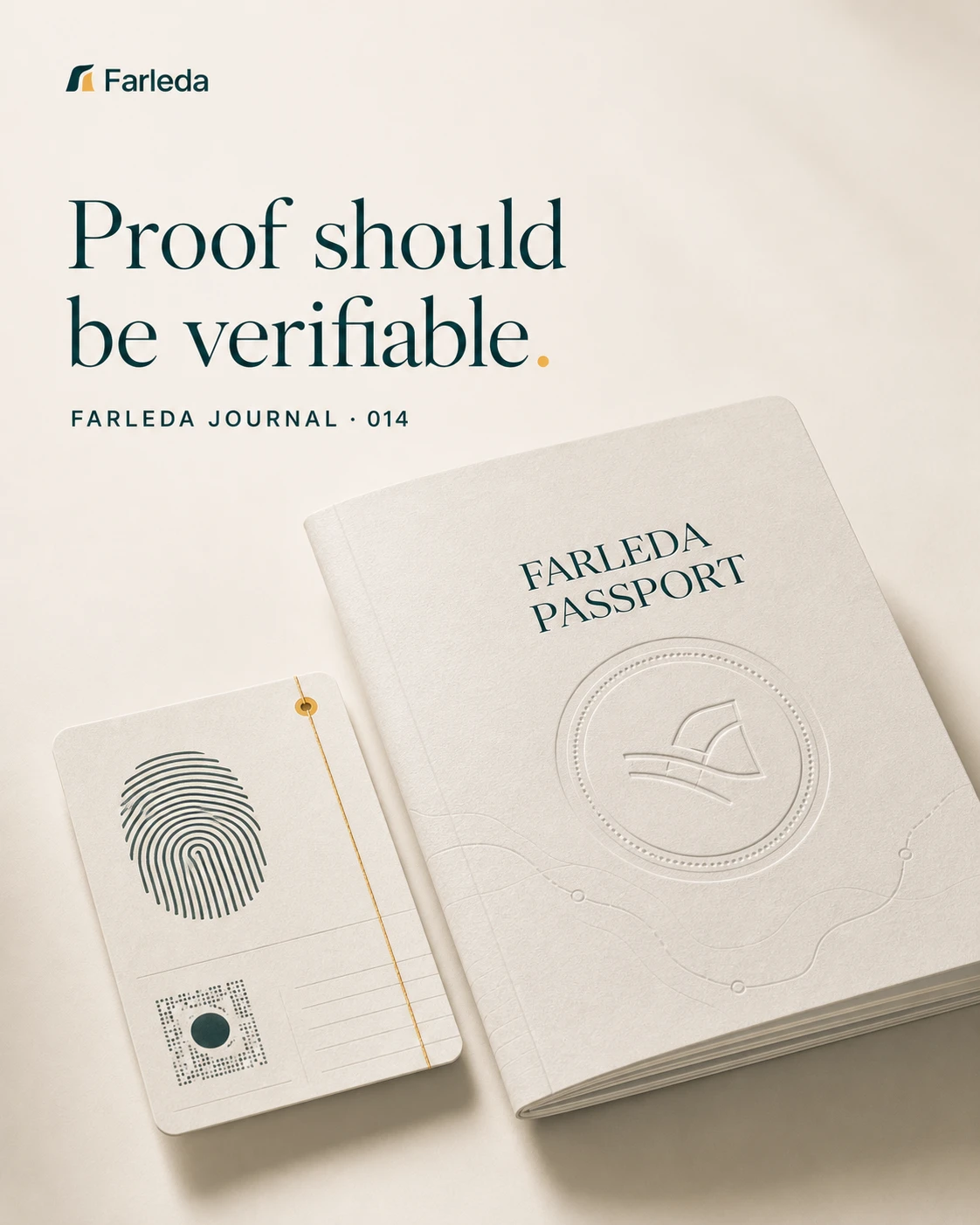 Farleda secure Trip Carbon Passport and credential artwork