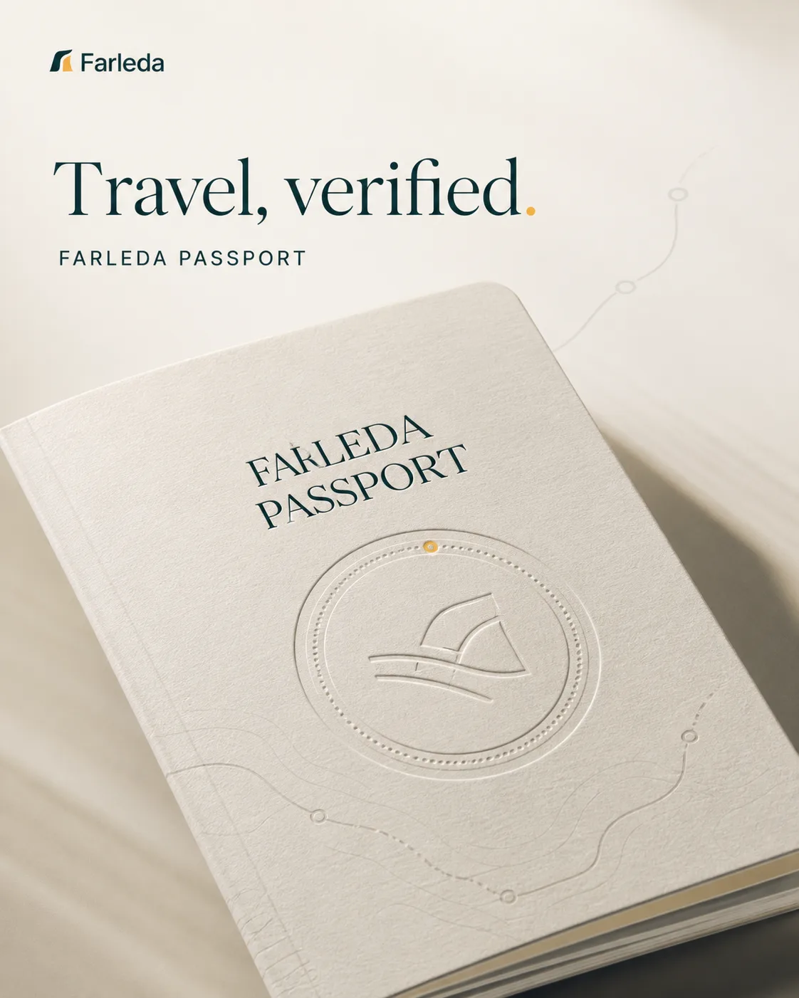 Farleda verified travel artwork with an emissions record